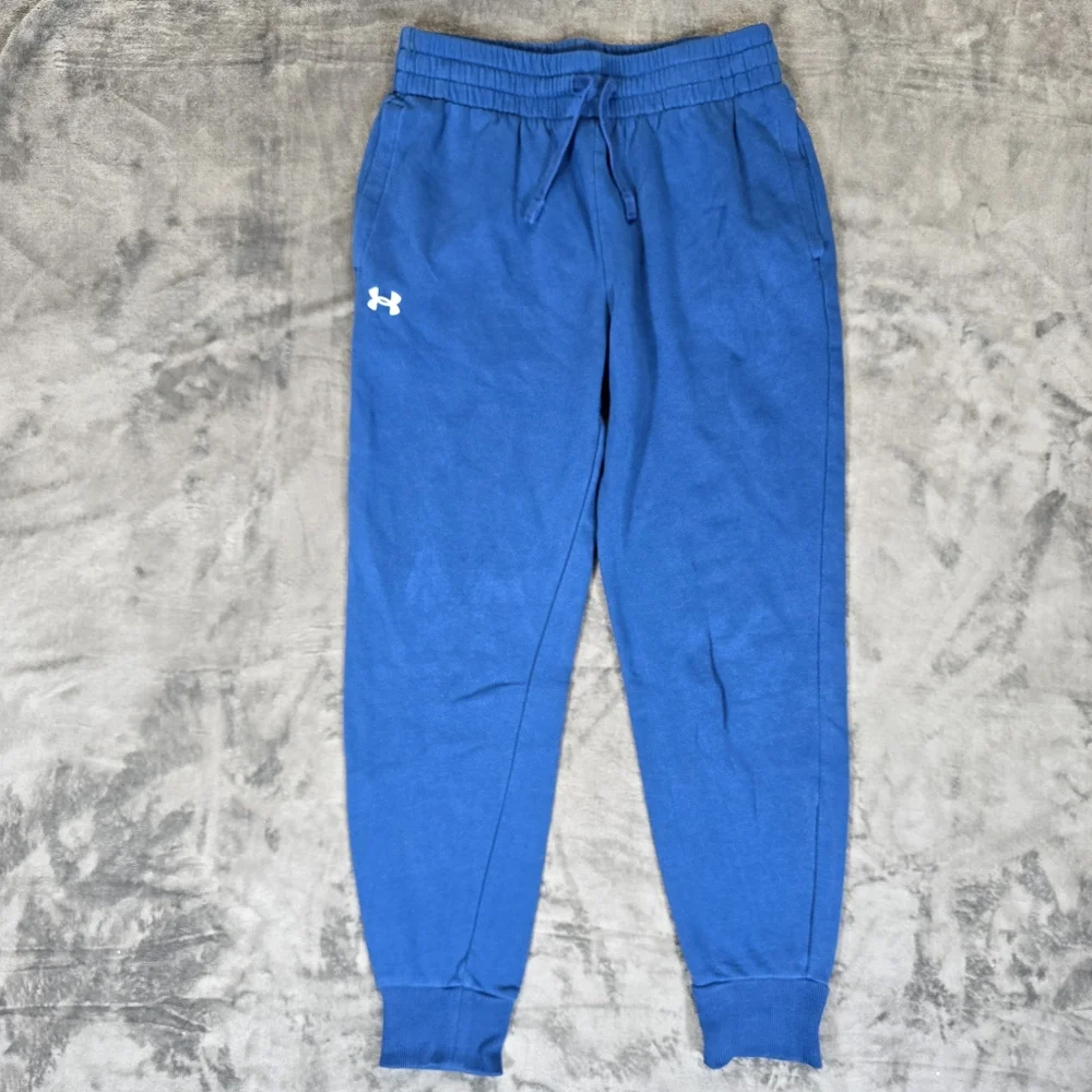 Under Armour Blue Jogging Pants Joggers Size Medium - Picture 3 of 8